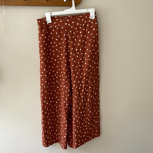 Madewell Pants - Madewell Polka Dot Wide Leg Pants